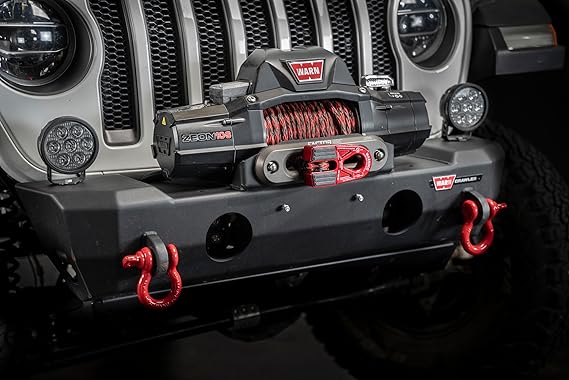 Factor 55 Flatlink E Closed Winch System, Compatible with All Roller Fairlead License Plate Brackets - Red