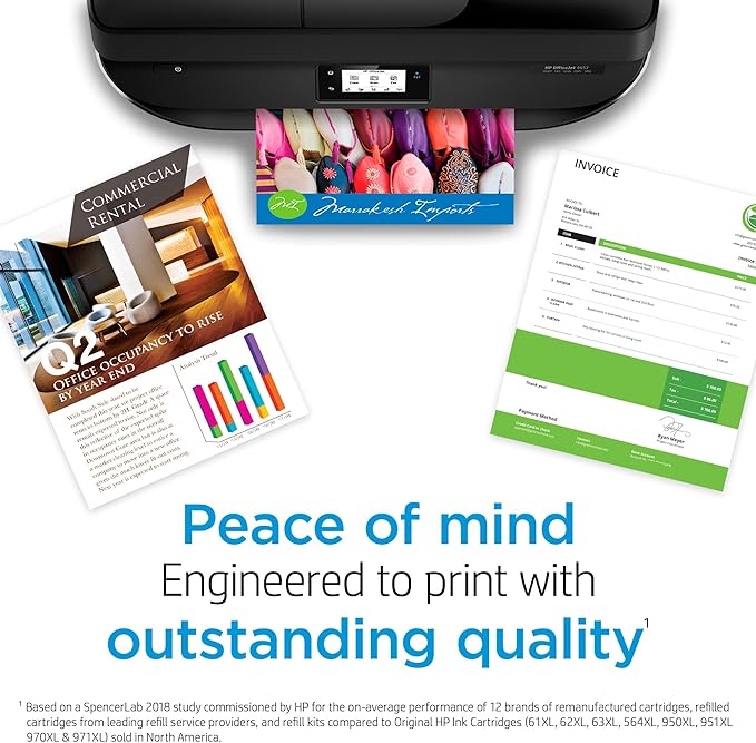 HP 63 Black Ink Cartridge for HP Printers Works with Printer Series: DeskJet 1112, 2130, 3630; ENVY 4510, 4520; OfficeJet 3830, 4650, 5200 Eligible for Instant Ink F6U62AN