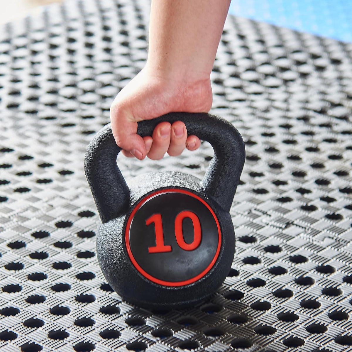?Wide Grip 3-Piece Kettlebell Exercise Fitness Weight Set, Include 5 lbs, 10 lbs, ?15 lbs? and 20 lbs, Set of 3 or Set of 4