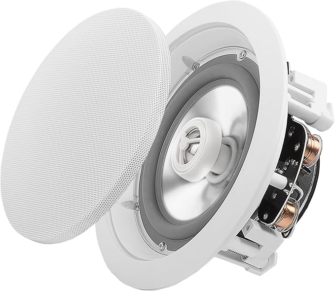 OSD Audio 6.5Au Weatherproof in-Ceiling Speaker Pair - IndoorOutdoor Stereo Ai ICE640WRS
