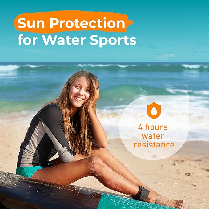 Sun Zapper Zinc Oxide Mineral Sunscreen Stick SPF 50 Water Resistant Light Skin Tone (BronzeTan) 12g (0.42 Oz) For Face Body Adults Kids Made in Australia