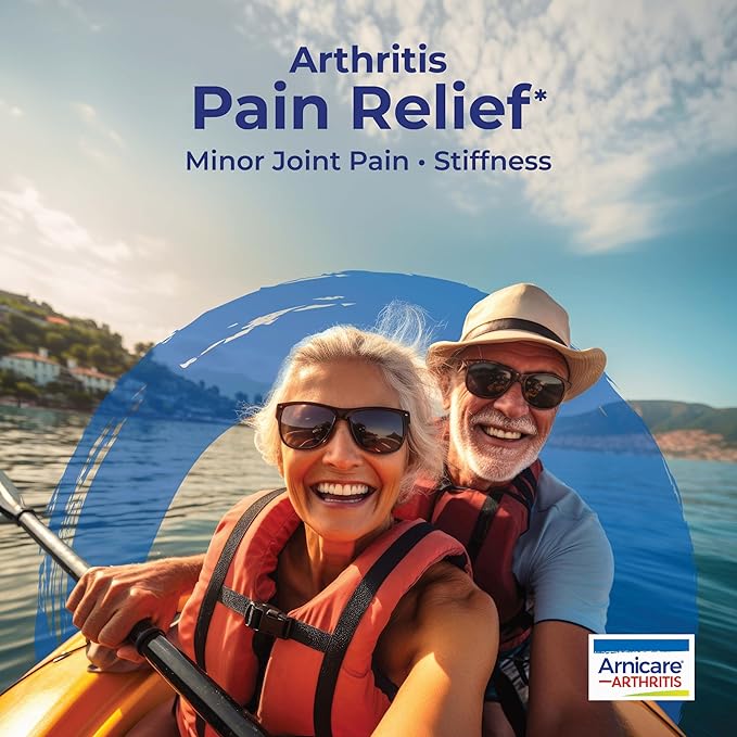 Boiron Arnicare Arthritis Cream for Pain Relief of Knees, Hands, Wrists, Elbows, Joints Muscles Quickly Absorbed Fragrance-Free 2.5 oz