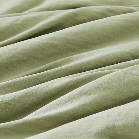 WRENSONGE Twin Comforter Set- 5 Pieces Sage Green Bed in a Bag, All Season Twin XL Bedding Sets with 1 Fitted Sheet, 1 Flat Sheet, 1 Pillow Sham and 1 Pillowcase