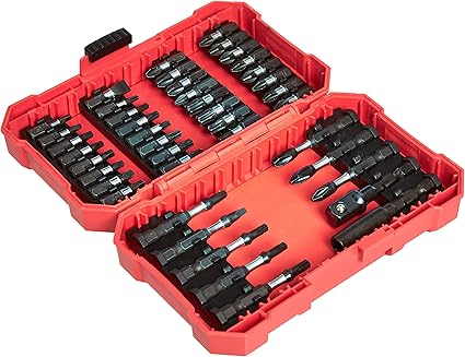Basics 42-Piece Impact Driver Bit Set, Phillips, Slotted, Torx, One Size