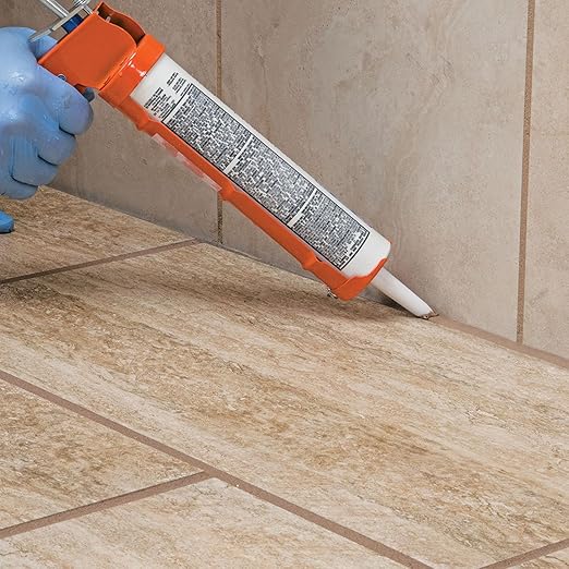 Mapei Keracaulk S Premium, Paintable, Sanded, Siliconized Acrylic Caulk, Expertly Formulated to Match Grout Colors, 10 oz., 5004 Bahama Beige- Sanded