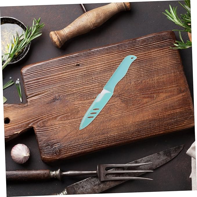 PRETYZOOM 3-Piece Ceramic Fruit Knife Set Kitchen Vegetable Cutting Tools Portable Chopping Knives with Sleeves for Home Use Safe and Easy to Handle