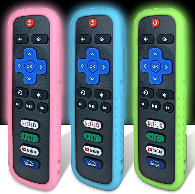 Protective Cover for Roku Remote,Drop-Proof, Dust-Proof, Washable, Compatible with Most Roku Remotes (Green)