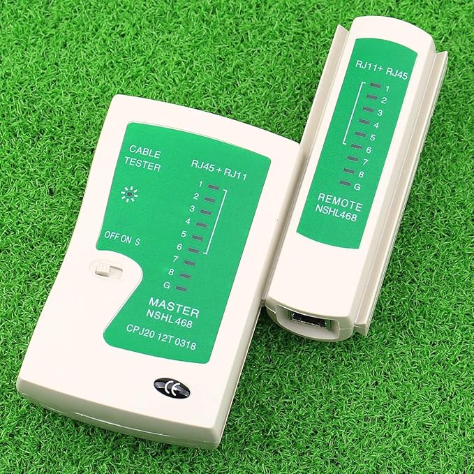 NSHL-468 RJ45 RJ11 RJ12 CAT5 CAT 6 UTP Network Lan Cable Tester Test Tool