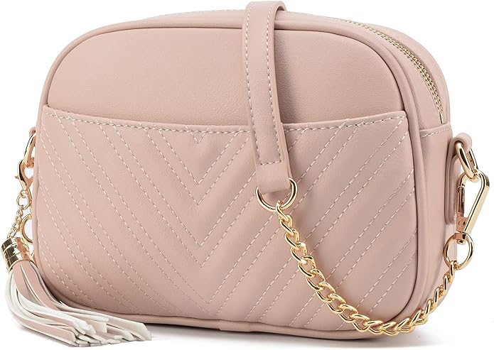 lola mae Quilted Crossbody Bag, Trendy Design Shoulder Purse