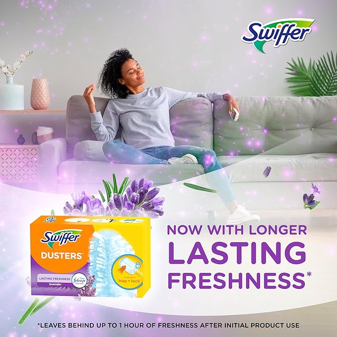 Swiffer Dusters Multi-Surface Duster Refills, Lavender Scent, 10 ct