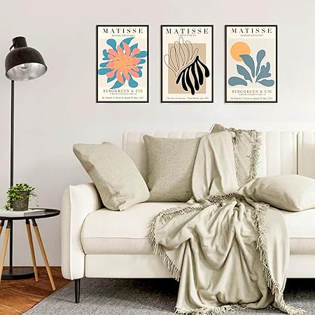 upsimples 12x18 Picture Frame Black 3 Pack, Scratch-Proof Poster Frames 12 x 18 for Photo Gallery - Slide-In Strips, Horizontal or Vertical Wall Mounting