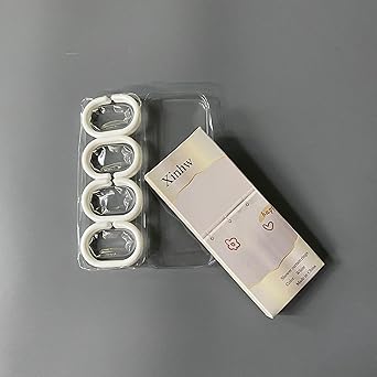 Xinhw Shower Curtain Rings, Plastic Shower Curtain Rings, Shower Curtain Hooks
