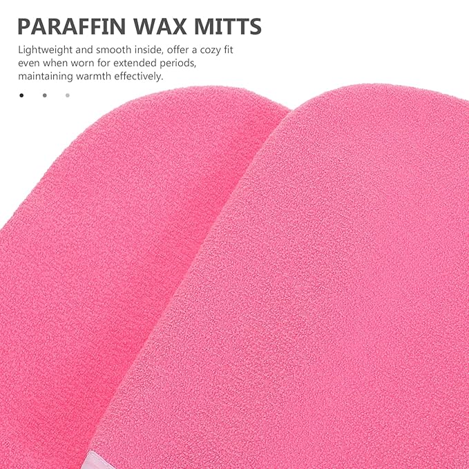 MERRYHAPY Thick Paraffin Wax Covers for Hands Mittens Warmer Spa Hand Bath Mittens