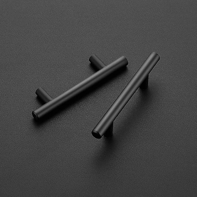 Home Expert 5 Inch Cabinet Pulls Black Cabinet Handles Kitchen Cabinet Hardware 3 Inch Hole Center 10 Pack