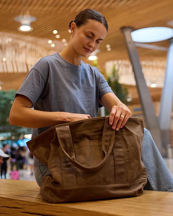 Cozy Earth Waxed Canvas Tote