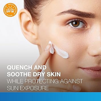 Neutrogena Hydro Boost Hyaluronic Acid Face Moisturizer with Sunscreen, Broad Spectrum SPF 50, Fragrance Free Facial Moisturizer to Hydrate Soothe Dry Skin, 1.7 fl. oz