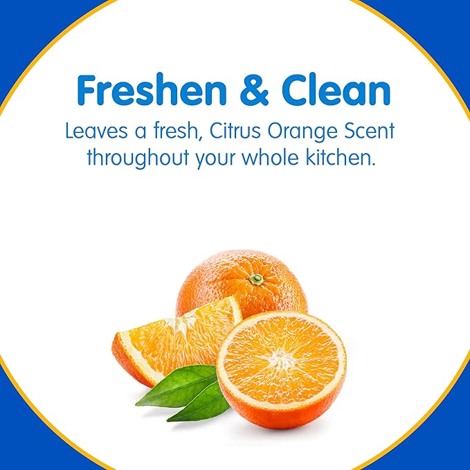 COMPAC HOME Plink Garbage Disposal Cleaner and Deodorizer, Air Fresheners for Garbage Disposal, Orange Scent, Home Cleaning Products for Kitchen Sink and Clogged Drains, 20 Count (Pack of 1)