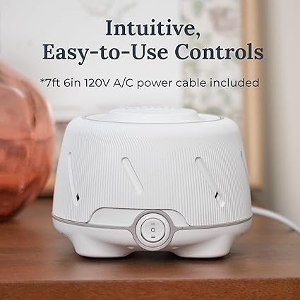 Yogasleep Dohm (WhiteGray) The Original White Noise Machine, Relaxing Natural Sound from a Real Fan, Sleep Aid Noise Cancelling For Adults Baby, Office Privacy Meditation, Baby Registry