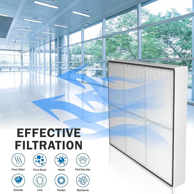 Dri-Eaz F321 Compatible Primary Filter for F284 Dri-Eaz Defendair or Similar HEPA 500 Air Scrubber 16X19X2
