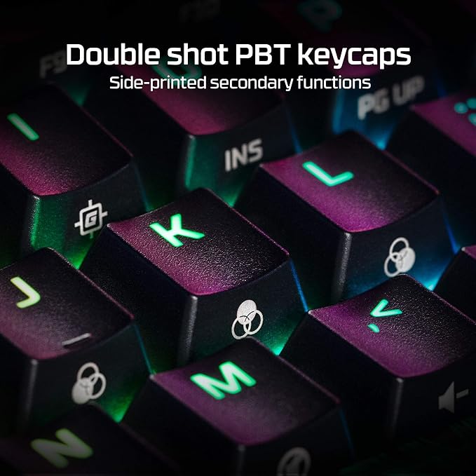 HyperX Alloy Origins 60 - Mechanical Gaming Keyboard, Ultra Compact 60 Form Factor, Double Shot PBT Keycaps, RGB LED Backlit, NGENUITY Software Compatible - Linear Red Switch (Renewed)