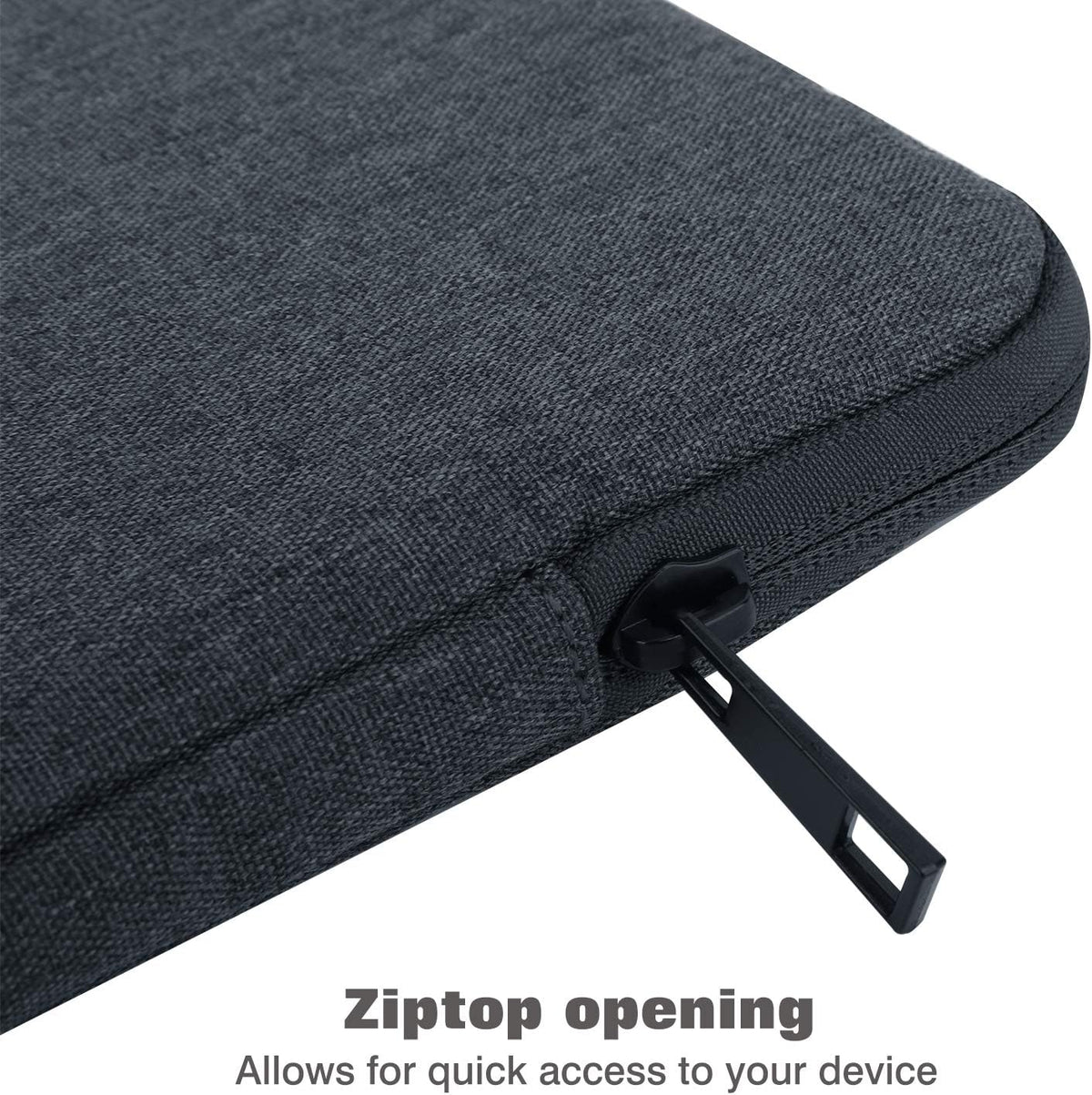 MoKo 9-11 Inch Tablet Sleeve Bag Carrying Case Fits New 11inch iPad Air M4, iPad A16 2025, iPad Pro 11 M4, Air 5/4/3, iPad 10/9/8th Gen, Tab S8/S9 11", Tablet Carrying Case, Space Gray Carrying Case, Space Gray