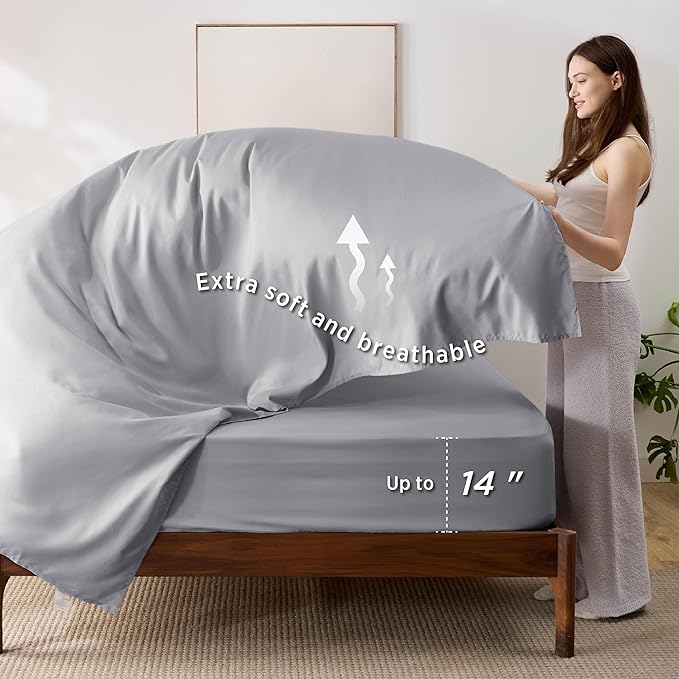 Bedsure Queen Comforter Set - 7 Pieces Reversible Burgundy Bedding, Queen Size Bed Set for All Seasons, Bed in a Bag with Down Alternative Comforter, Sheets, Pillowcases Shams