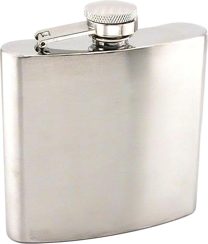 Stainless Steel Hip Flask 6oz