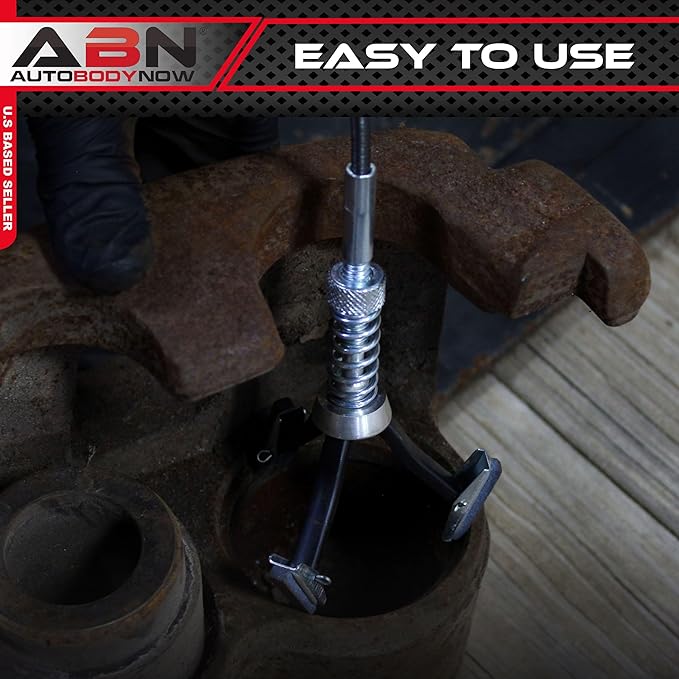 ABN 1-18in Small Brake Cylinder Hone Tool - Engine Cylinder Hone Deglazer 0.75-1.5in Piston Honing 3 Stones 220 Grit