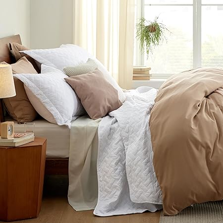 Bedsure Quilts Queen Size - Lightweight Bedspreads Queen Size with Basket Weave Pattern, Soft Quilt Bedding Set, Sage Green Comforter Set Coverlet for All Seasons with 2 Pillow Shams