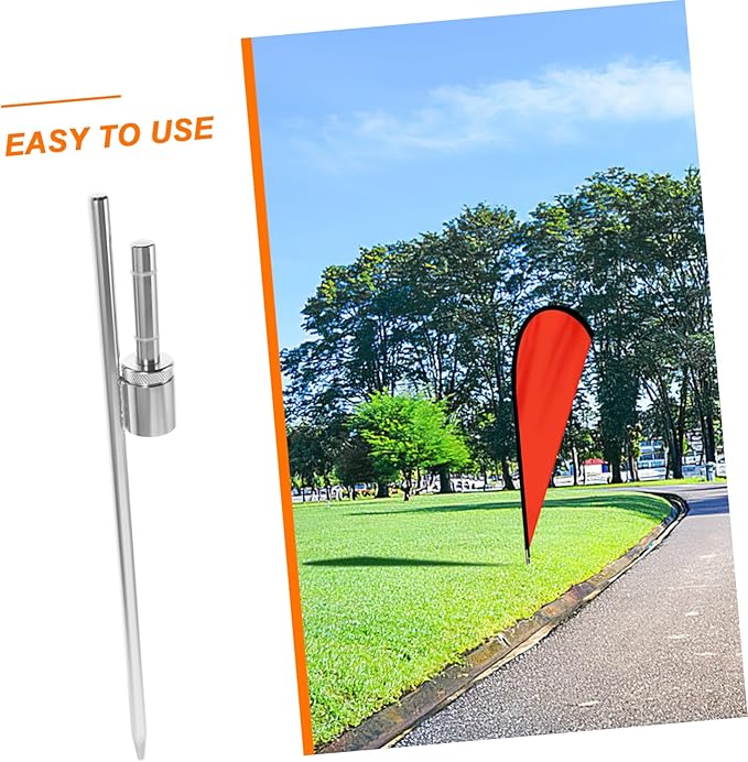 Stainless Steel Ground Stake for Flagpole Pole Holder Sleeve Bearing Flagpole Hardware