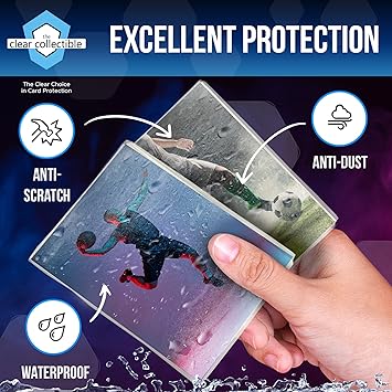 Penny Sleeves for Trading Cards - 100 Count - Clear Trading Card Sleeves for Baseball, Football, Basketball, Soccer, Pokemon, and MTG Collection. Quality Protection for All Collectors.