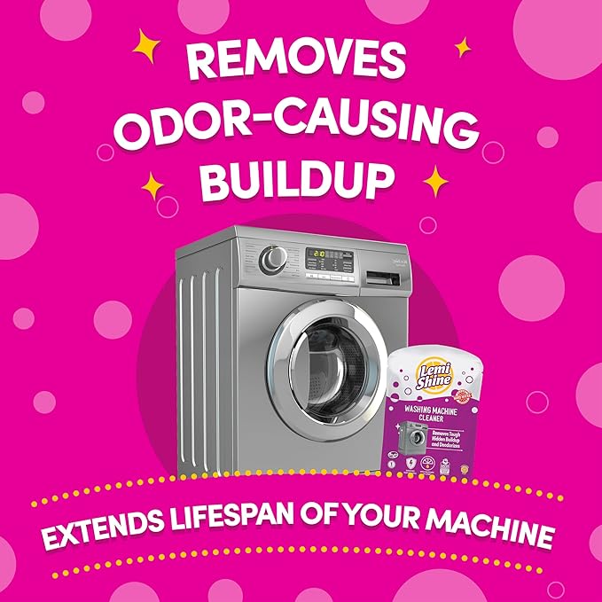 Lemi Shine Washing Machine Cleaner, Restore Performance, Biodegradable Ingredients (1 Count)
