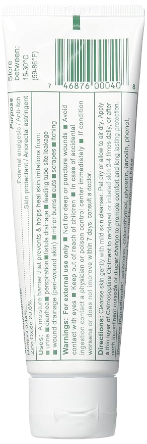 Calmoseptine Ointment Tube, 4 Ounce