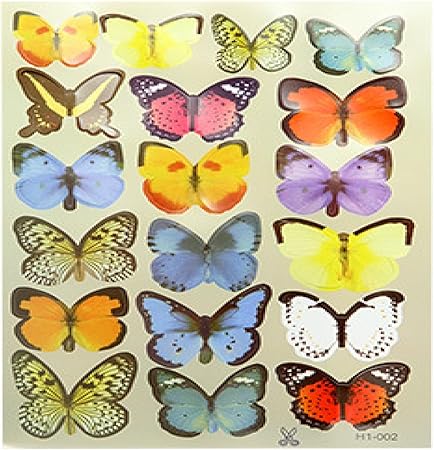 3D Three-Dimensional Butterfly Black and White Simulation Butterfly Wall Sticker Bedroom Decoration Sticker