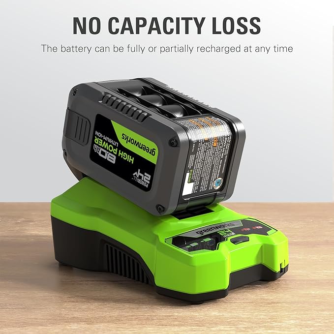 Greenworks 24V 8.0Ah Lithium-Ion Battery(Genuine Greenworks Battery 125 Compatible Tools)