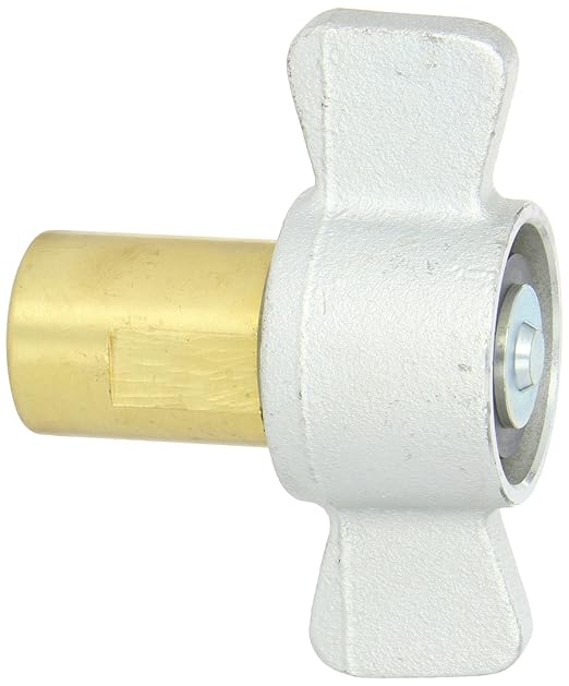 Dixon Valve 6WF6-B Brass Wingstyle Interchange Hydraulic Fitting, Coupler, 3/4" Coupling x 3/4" - 14 NPTF Female Thread