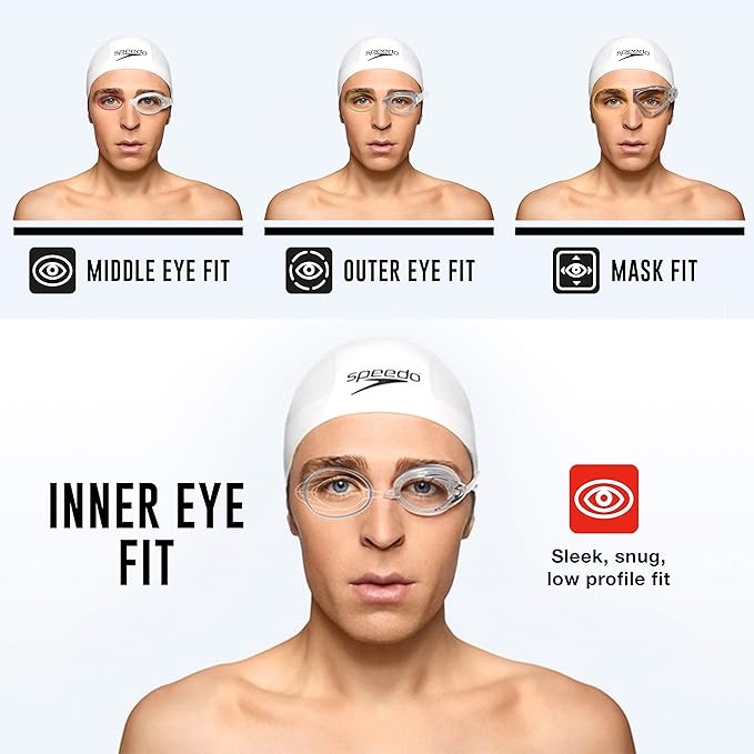 Speedo Vanquisher 2.0 Unisex Mirrored Goggles for Adults