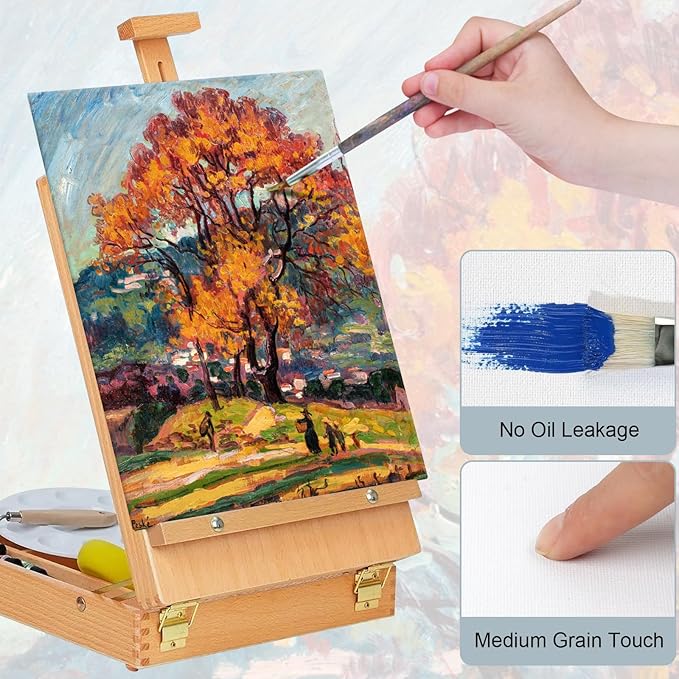 Phinus 5 Pack Canvas for Painting, 8x10in Canvas Boards for Painting, Blank Painting Canvas, Paint Canva for Acrylics Oil Watercolor Tempera Paints Drawing & Art Supplier