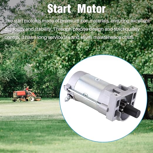 ikasus 136-7880 Starter Motor Compatible with Gravely 21110533, Exmark 127-9209 to-ro 133-1564,Fit for Gravely P-ro-Turn Models with Loncin 764cc Engine, Starter for RAS708GEM483C3 Radius S-Series
