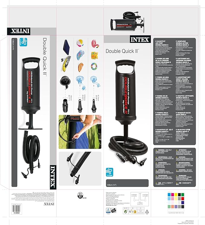 Intex High Output Hand Pump, 14"