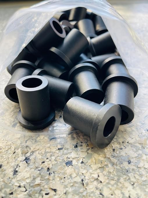 MX500 MX650 SX500 Razor Replacement swingarm Bushings, Black Industrial Grade Plastic, Threaded Insert, Heavy-Duty Hardware Components del-rin, Perfect fit