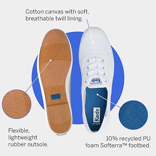 Keds Women's Champion Canvas Lace Up Sneakers