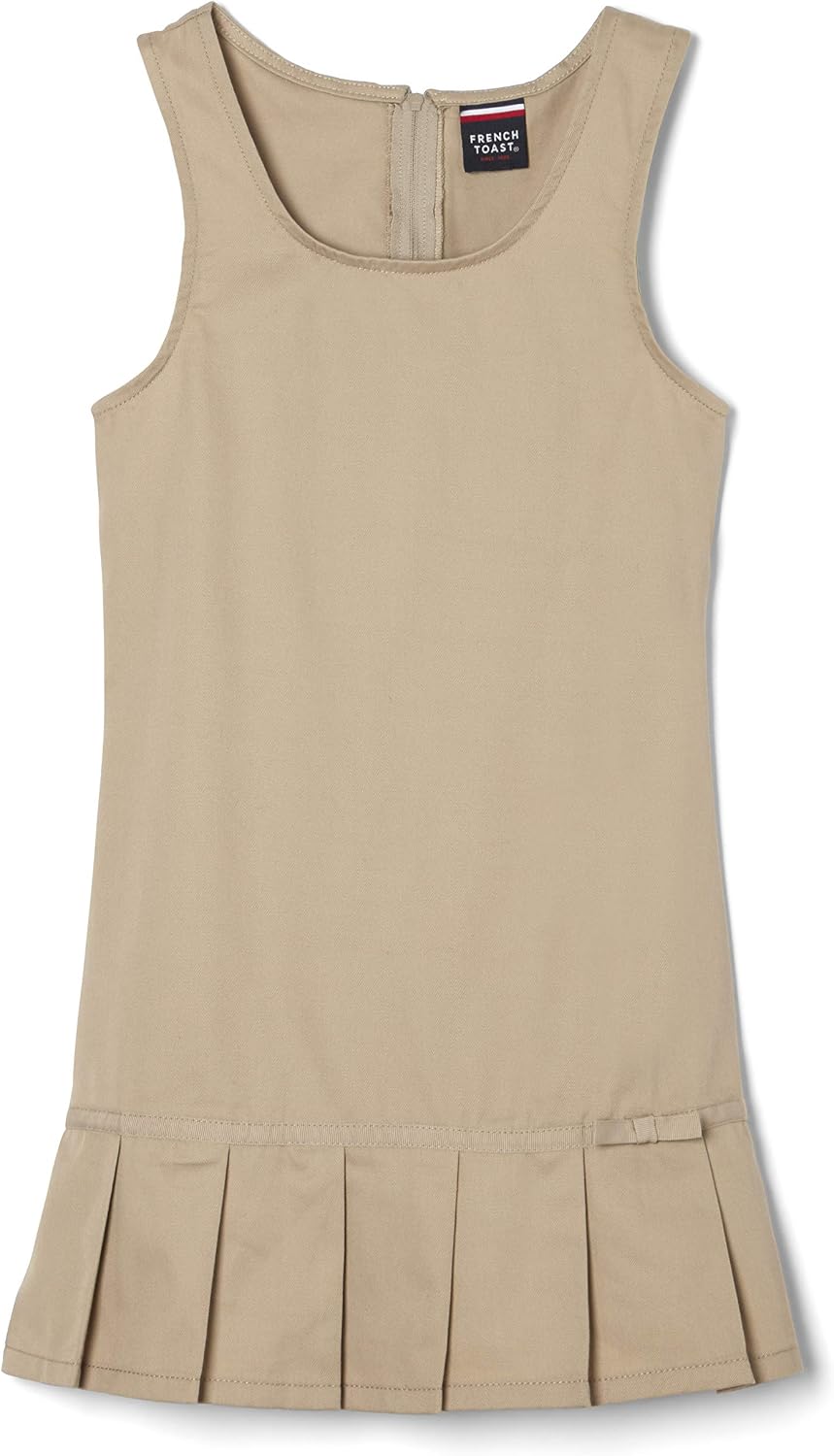 French Toast Girls' Pleated Hem Jumper with Ribbon
