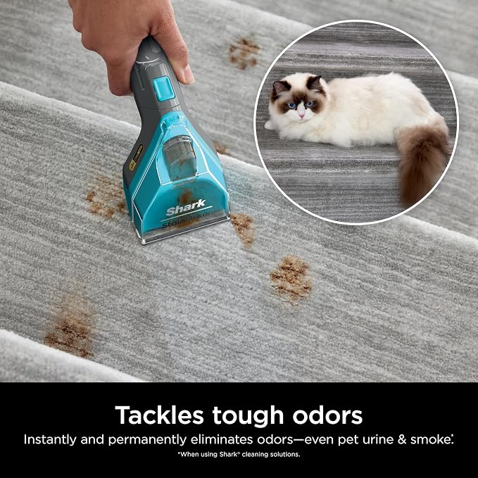 Shark CarpetXpert Deep Clean Pro Formula for Upright & Portable Carpet Cleaners, All Carpets, Upholstery & Area Rugs, Eliminates Tough Pet Messes and Odors, 48 Oz, EXCM48