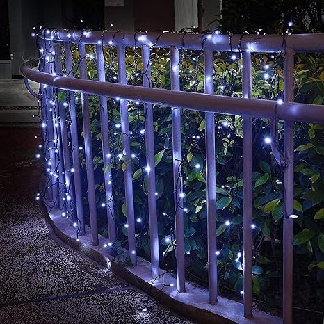 100 LED Solar Power Fairy Light String Lamp Party Xmas Garden Outdoor Cool White