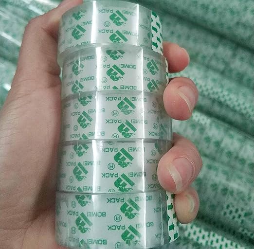 BOMEI PACK Crystal Clear Transparent Tape Refills Rolls for Dispenser, 24 Rolls Value Pack, 3/4 in x 1000 in,1 inch Core, Gift Wrapping Tape for Office, School and Home