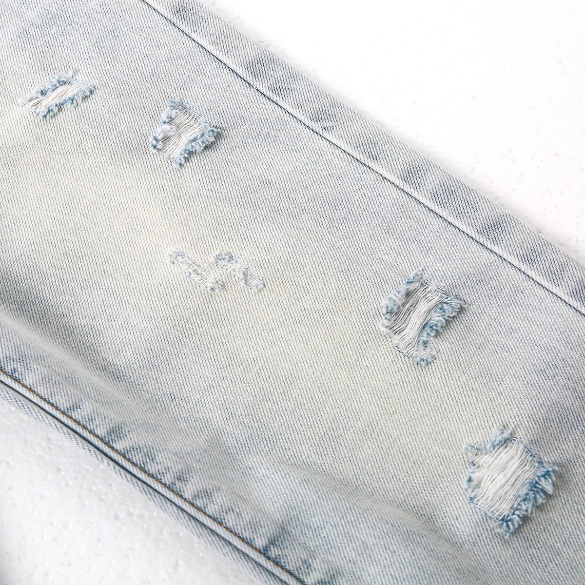 KIDSCOOL SPACE Girls Slim Jeans,Elastic Band Inside Ripped Fashion Soft Denim Pants