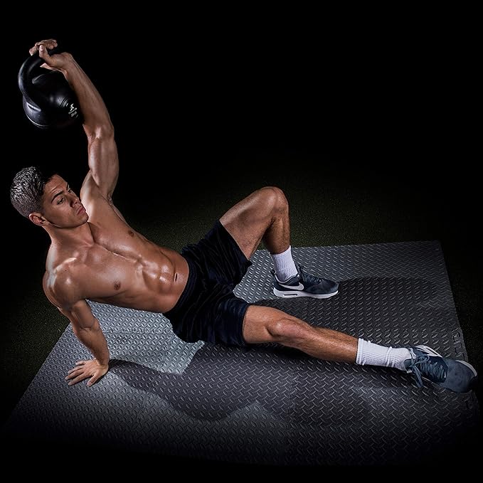 ProsourceFit Vinyl Plastic Kettlebell 15 lbs