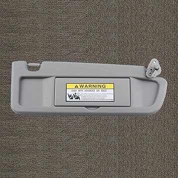Dasbecan Clear Gray Right Passenger Side Sun Visor Compatible with Honda Civic 2006-2011 Replaces 83230-SNA-A01ZC