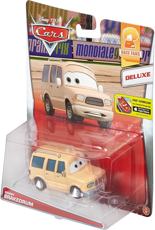 Disney Cars Toys Deluxe Oversized Die-Cast Vehicle, Benny Brakedrum